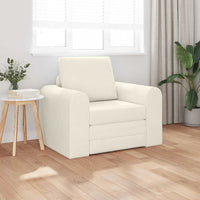 Divano letto-Sofa Letto-Daybed Crema 98 x 71 x 83 cm Velluto