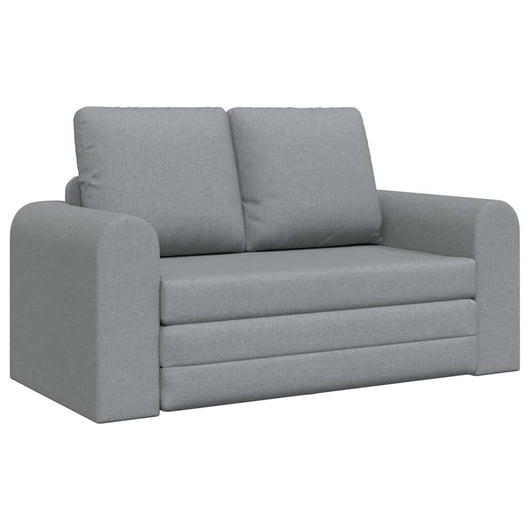 Divano Letto 2-in-1 Grigio Chiaro 148x71x83 cm Tessuto 4106673