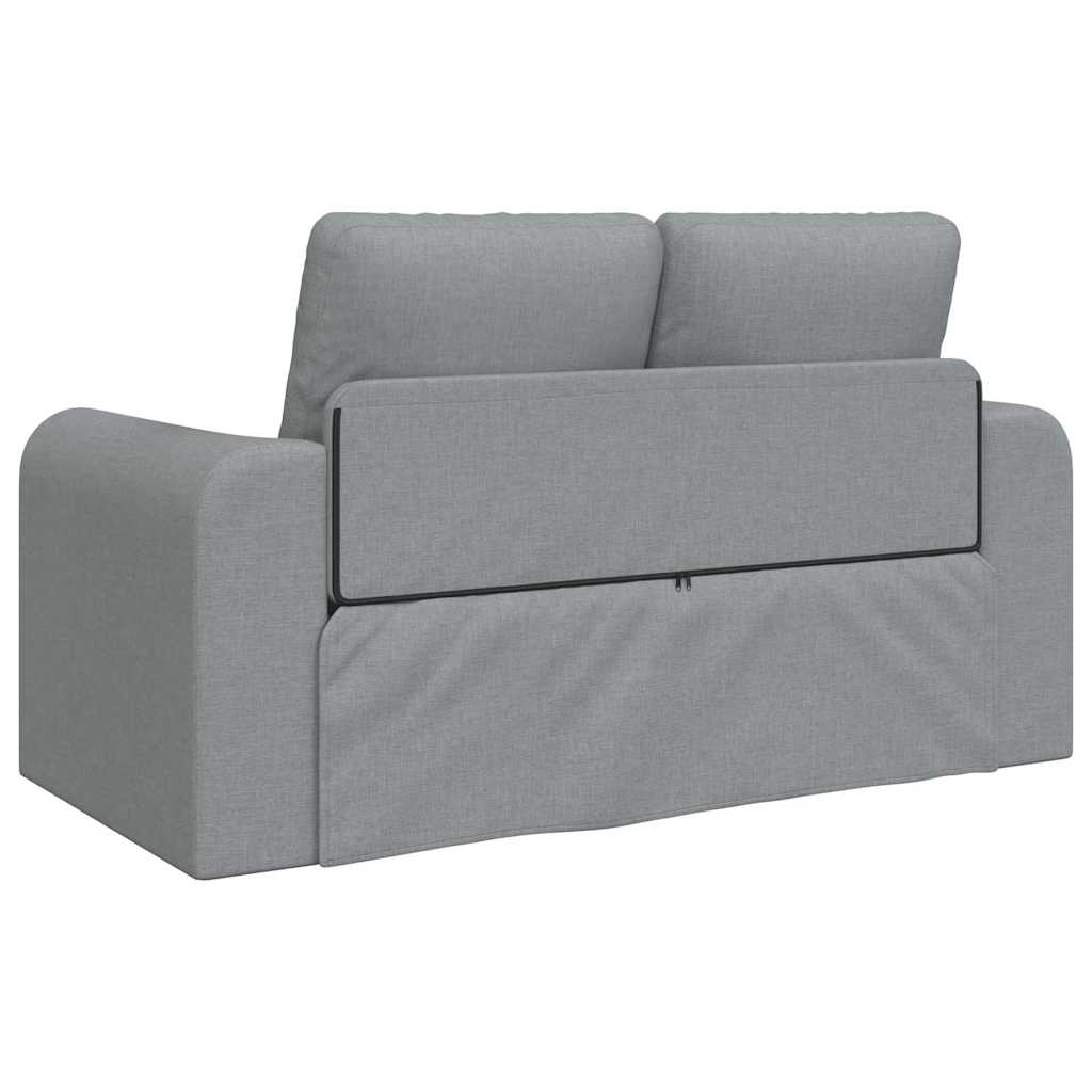 Divano Letto 2-in-1 Grigio Chiaro 148x71x83 cm Tessuto 4106673