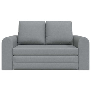 Divano Letto 2-in-1 Grigio Chiaro 148x71x83 cm Tessuto 4106673
