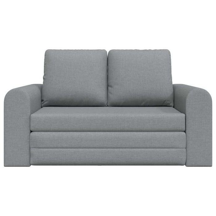 Divano Letto 2-in-1 Grigio Chiaro 148x71x83 cm Tessuto 4106673