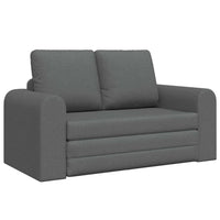 Divano Letto vitaXL 2 in 1 Grigio Scuro 148x71x83 cm Tessuto 4106674