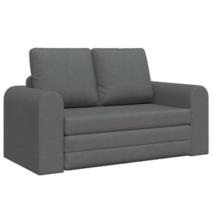 Divano Letto vitaXL 2 in 1 Grigio Scuro 148x71x83 cm Tessuto 4106674