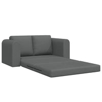 Divano Letto vitaXL 2 in 1 Grigio Scuro 148x71x83 cm Tessuto 4106674