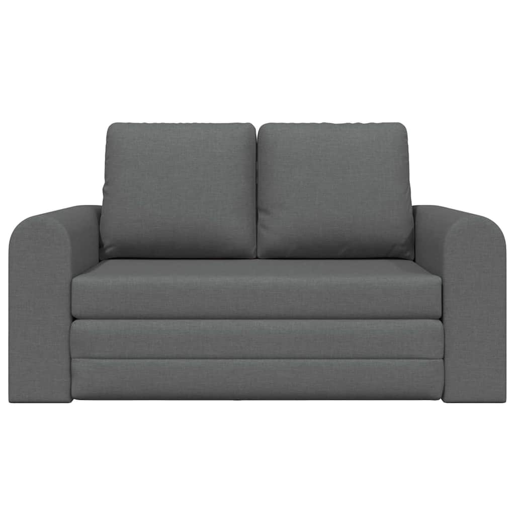 Divano Letto vitaXL 2 in 1 Grigio Scuro 148x71x83 cm Tessuto 4106674