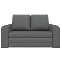 Divano Letto vitaXL 2 in 1 Grigio Scuro 148x71x83 cm Tessuto 4106674
