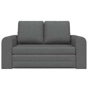 Divano Letto vitaXL 2 in 1 Grigio Scuro 148x71x83 cm Tessuto 4106674