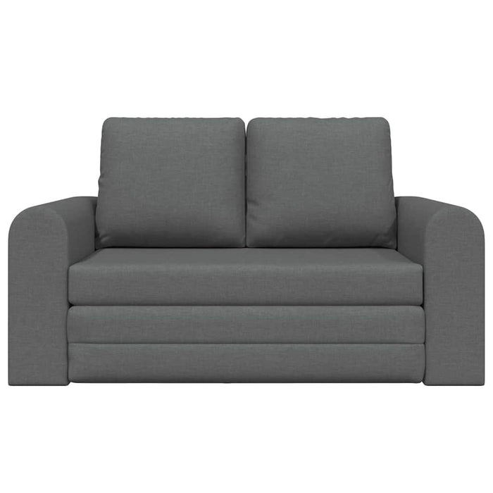 Divano Letto vitaXL 2 in 1 Grigio Scuro 148x71x83 cm Tessuto 4106674