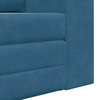 vidaXL Divano letto Blu 148 x 71 x 83 cm Velluto