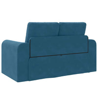 Divano Letto  2 in 1 Blu 148x71x83 cm Velvet 4106683