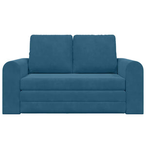 vidaXL Divano letto Blu 148 x 71 x 83 cm Velluto