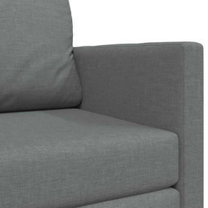Divano letto a pavimento 2 in 1 Grigio scuro 124x71x78 cm Tessuto 4106692