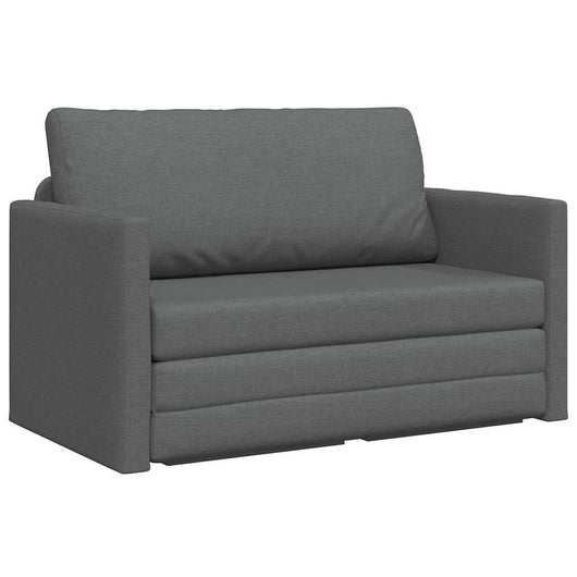 Divano letto a pavimento 2 in 1 Grigio scuro 124x71x78 cm Tessuto 4106692