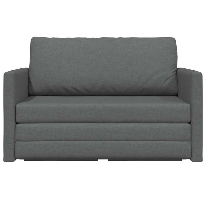 Divano letto a pavimento 2 in 1 Grigio scuro 124x71x78 cm Tessuto 4106692