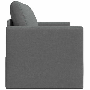 Divano letto a pavimento 2 in 1 Grigio scuro 124x71x78 cm Tessuto 4106692