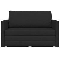 Divano letto Nero 124 x 71 x 78 cm Tessuto 4106693