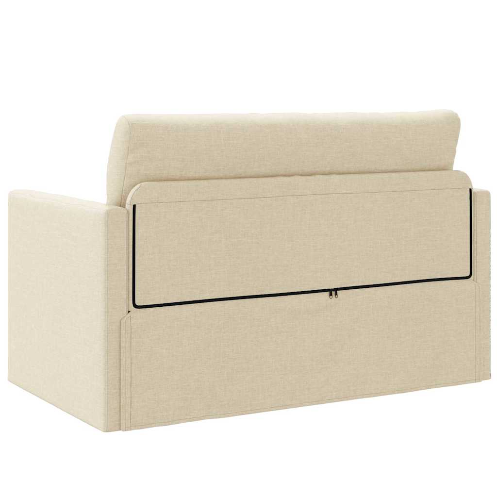 Divano letto Crema 124 x 71 x 78 cm Tessuto 4106697