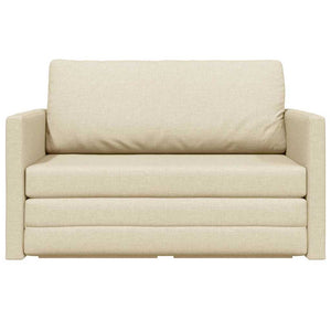 Divano letto Crema 124 x 71 x 78 cm Tessuto 4106697