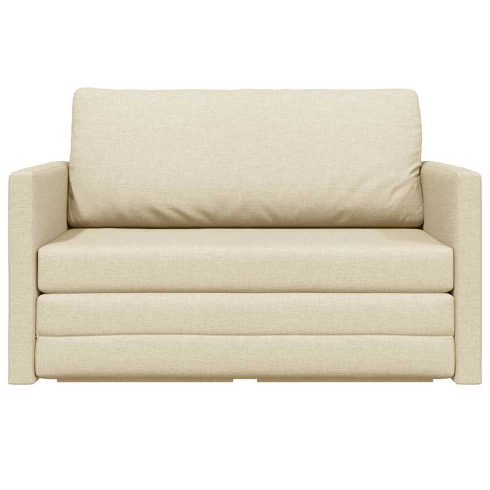 Divano letto Crema 124 x 71 x 78 cm Tessuto 4106697