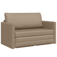 Divano letto Cappuccino 124 x 71 x 78 cm Velluto 4106712