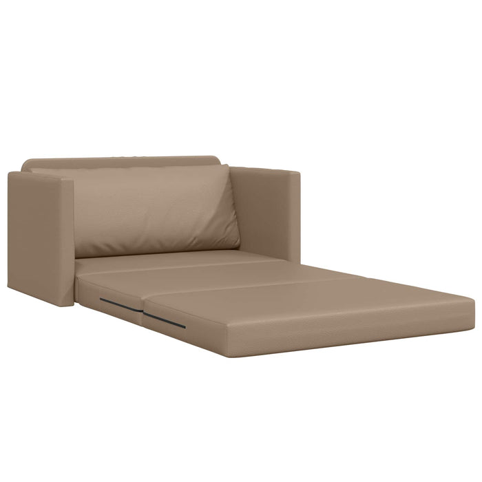Divano letto Cappuccino 124 x 71 x 78 cm Velluto 4106712