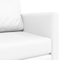 Divano Letto a Pavimento 2-in-1 Bianco 124x71x78 cm Pelle Artificiale 4106714