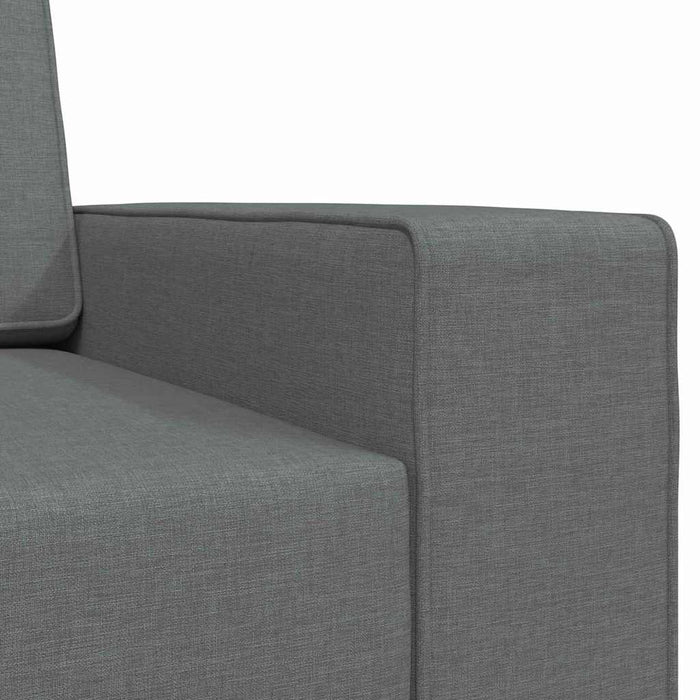 Divano Letto 2-in-1 Grigio Scuro 245x150x60.5 cm Tessuto 4106716