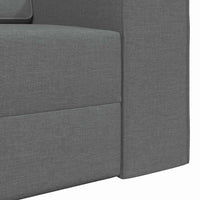 Divano Letto 2-in-1 Grigio Scuro 245x150x60.5 cm Tessuto 4106716