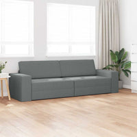 Divano Letto 2-in-1 Grigio Scuro 245x150x60.5 cm Tessuto 4106716