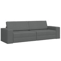 Divano Letto 2-in-1 Grigio Scuro 245x150x60.5 cm Tessuto 4106716