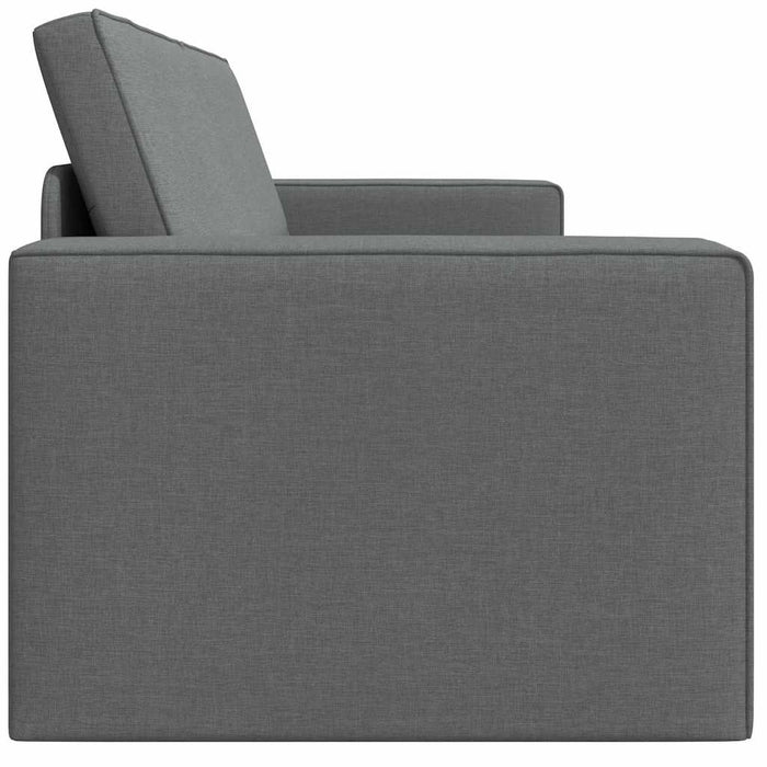 Divano Letto 2-in-1 Grigio Scuro 245x150x60.5 cm Tessuto 4106716