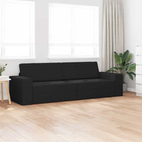 Divano Letto 2 in 1 Nero 245x150x60.5 cm Tessuto 4106717