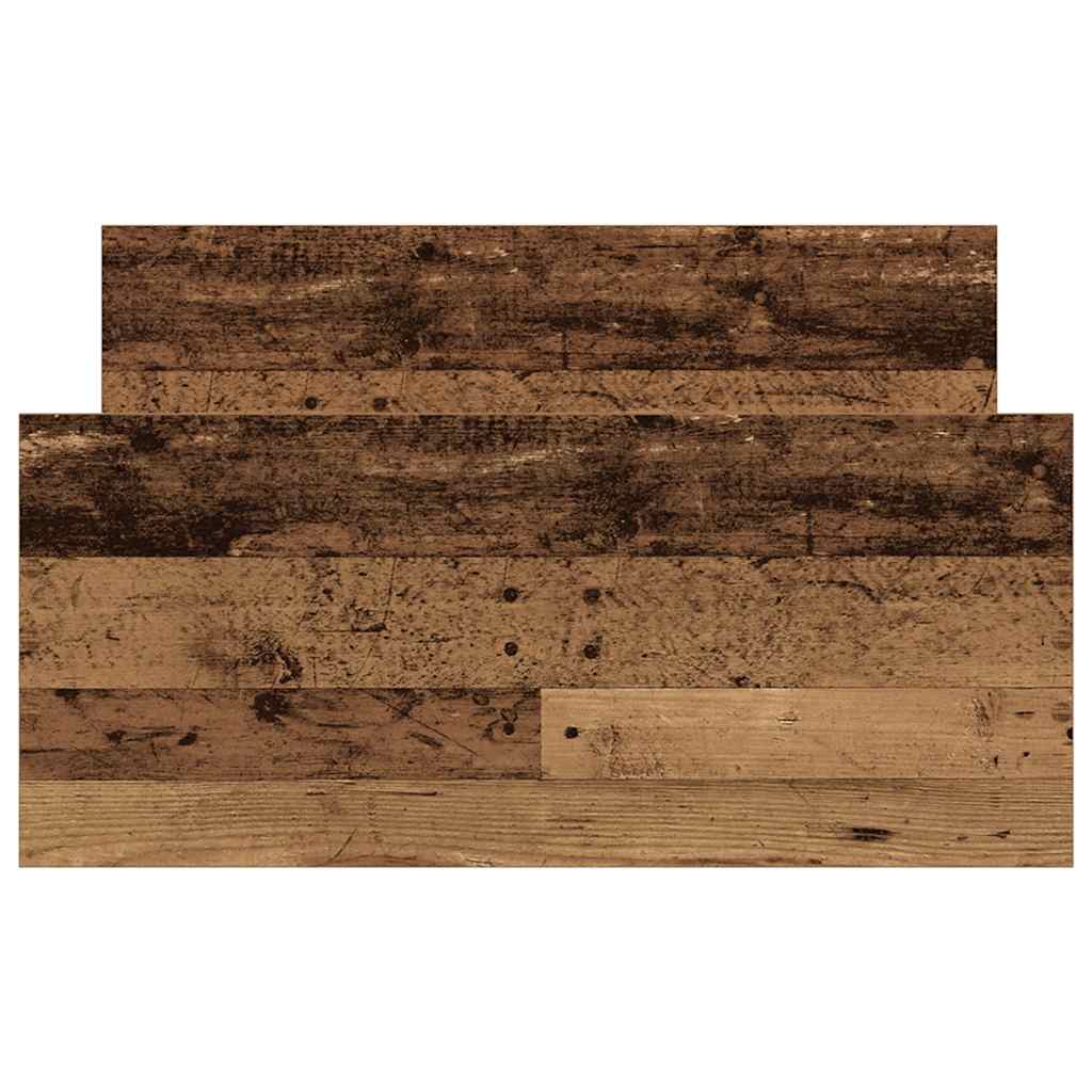 vidaXL Giroletto senza Materasso Legno Antico 90x190cm in Truciolato