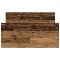 vidaXL Giroletto senza Materasso Legno Antico 90x190cm in Truciolato