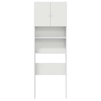 vidaXL Mobile Lavatrice Bianco 64x24x190 cm in Legno Multistrato
