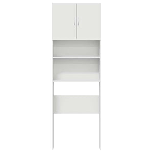vidaXL Mobile Lavatrice Bianco 64x24x190 cm in Legno Multistrato