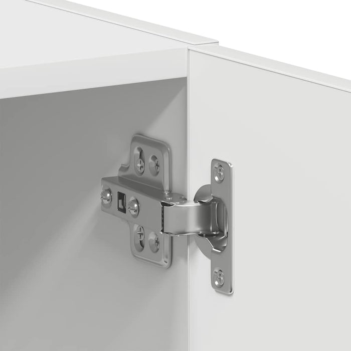 vidaXL Mobile Lavatrice Bianco 64x24x190 cm in Legno Multistrato