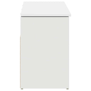 Scarpiera Bianca 102x30,5x45 cm in Legno Multistrato