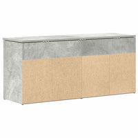 Scarpiera Grigio Cemento 102x30,5x45 cm in Legno Multistrato 859139