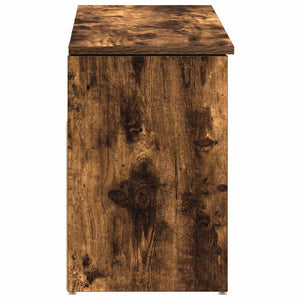 Scarpiera Rovere Fumo 102x30,5x45 cm in Legno Multistrato 859140