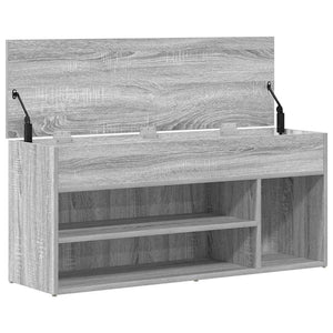 Scarpiera Grigio Sonoma 102x30,5x45 cm in Legno Multistrato 859141