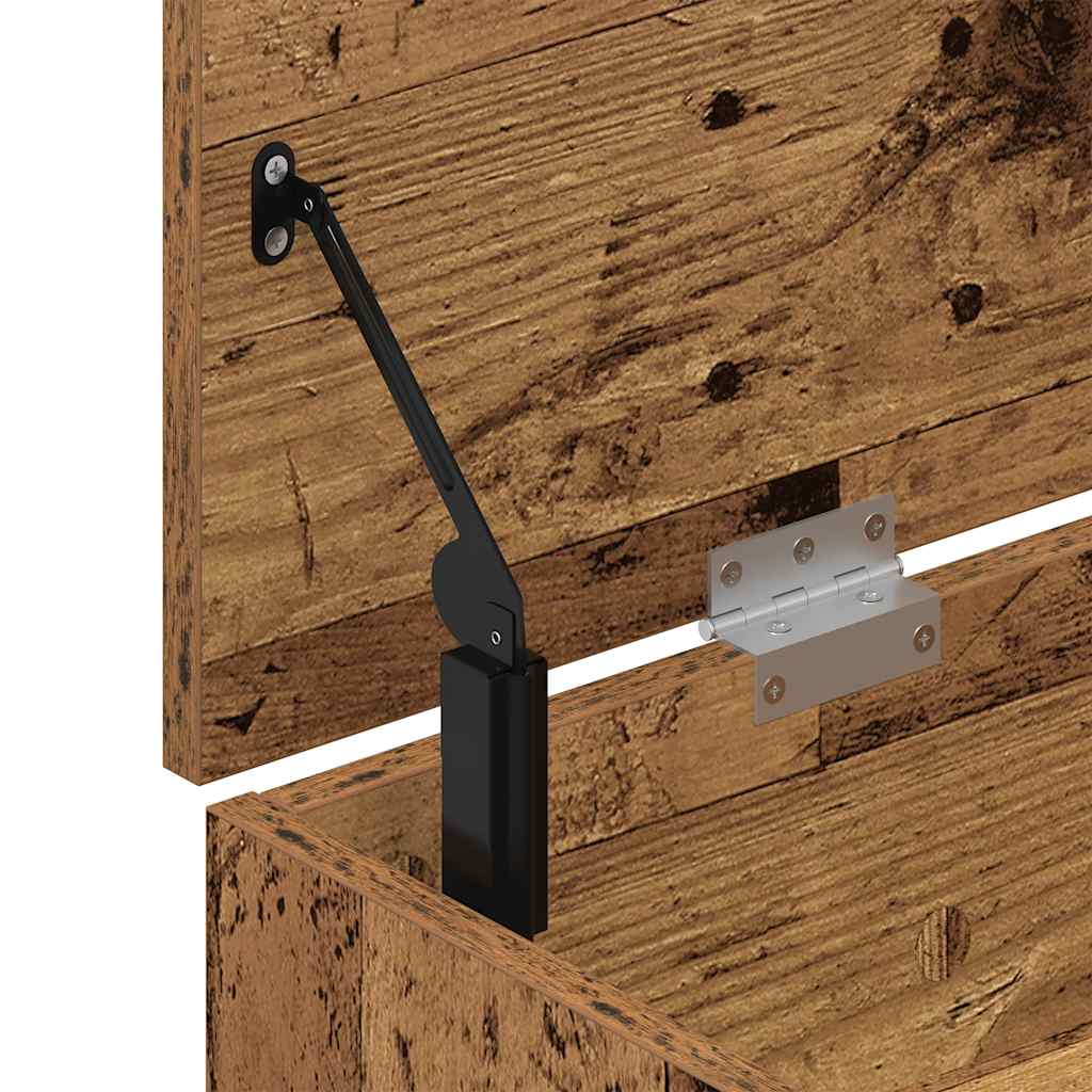 Scarpiera Legno Antico 102x30,5x45 cm in Legno Multistrato 859143