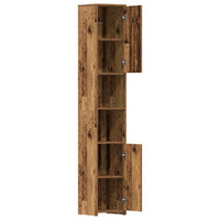 Mobile da Bagno Legno Antico 30x30x183,5 cm in Legno tecnico 859393