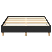 vidaXL Giroletto senza Materasso Nero 140x190 cm in Legno Multistrato