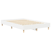 Giroletto senza Materasso-Struttura Letto Bianco 135x190cm in Legno Multistrato