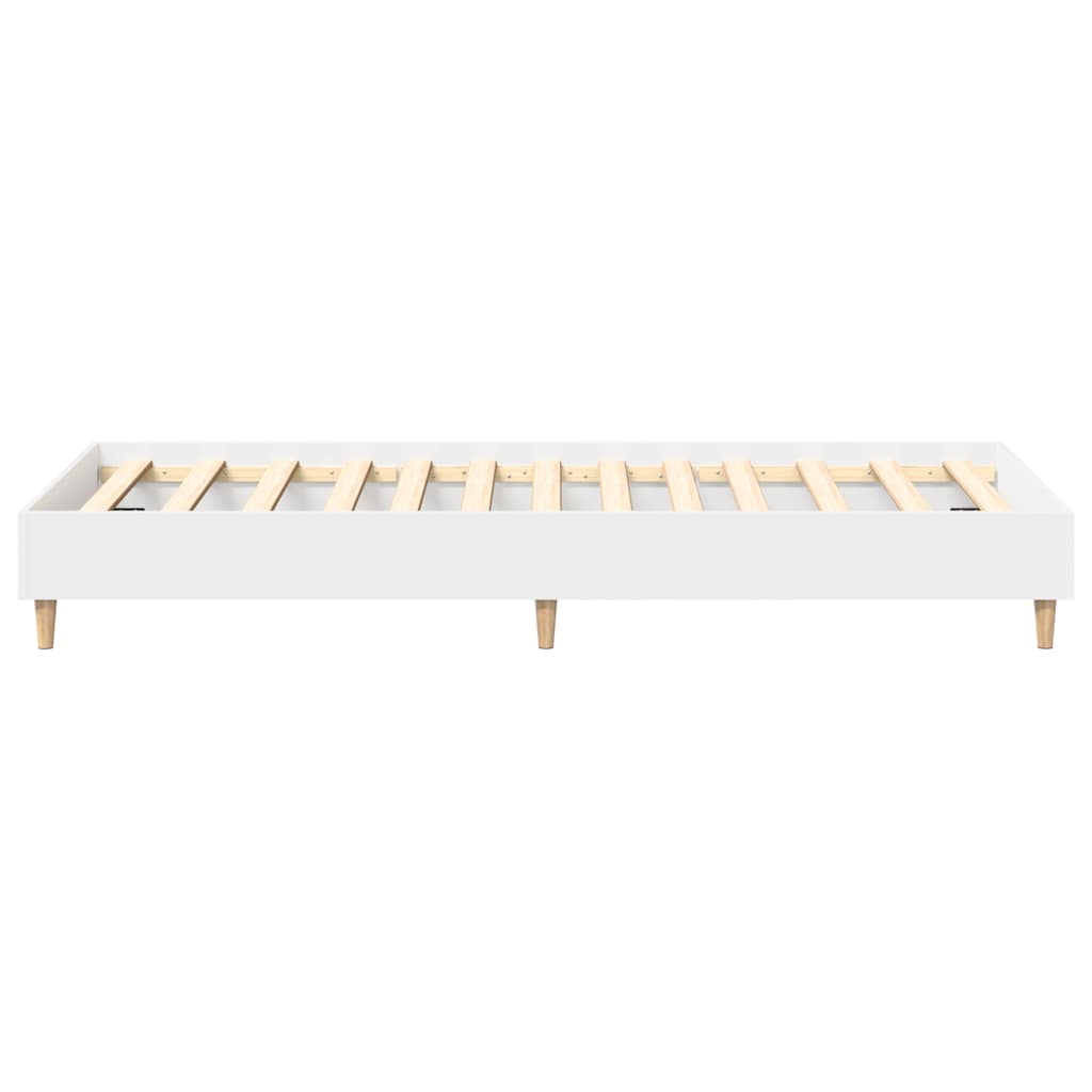 Giroletto senza Materasso-Struttura Letto Bianco 90x190 cm in Legno Multistrato