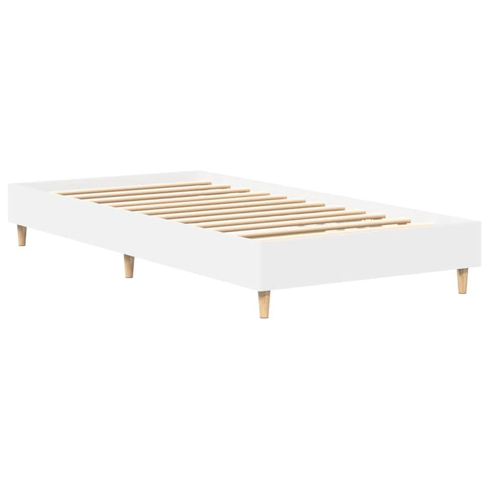 Giroletto senza Materasso-Struttura Letto Bianco 90x190 cm in Legno Multistrato