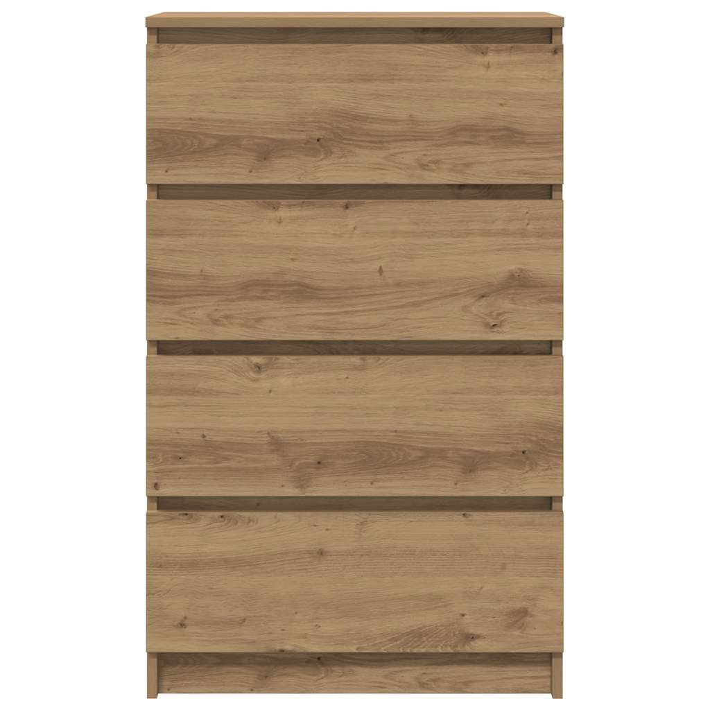 vidaXL Credenza Rovere Artigianale 60x35x98,5 cm in Legno Multistrato