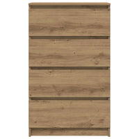 vidaXL Credenza Rovere Artigianale 60x35x98,5 cm in Legno Multistrato