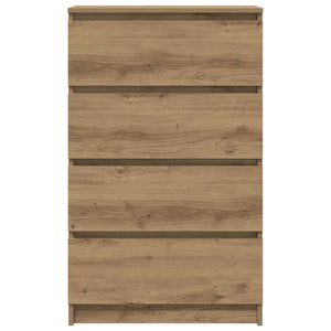 vidaXL Credenza Rovere Artigianale 60x35x98,5 cm in Legno Multistrato